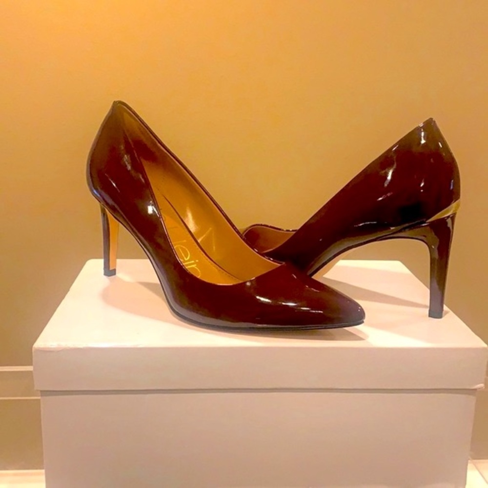 Calvin Klein Patent Leather Pumps